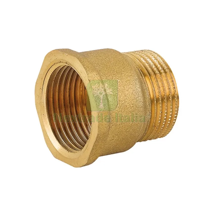 MANICOTTO MF IN OTTONE GIALLO 1"1/4 x 1"1/4 — Tubi e raccordi — rif. FERX.DIA319-C022-07