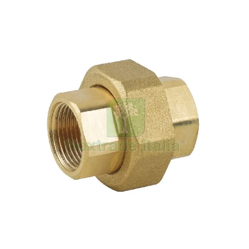 RACCORDO DIRITTO CON O-RING 3 PZ FF IN OTTONE GIALLO 1/2" — Tubi e raccordi — rif. FERX.DIA319-C036-04 RACCORDO DIRITTO CON O-RING 3 PZ FF IN OTTONE GIALLO 1/2" — Tubi e raccordi — rif. FERX.DIA319-C036-04