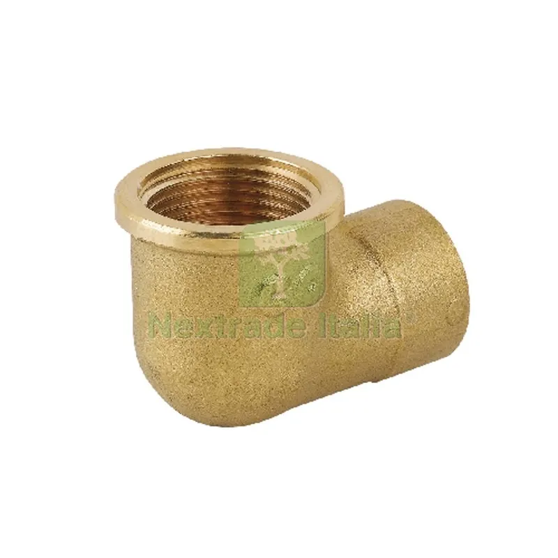 GOMITO RIDOTTO FF IN OTTONE GIALLO 1" x 1/2" — Tubi e raccordi — rif. FERX.DIA319-C042-0604
