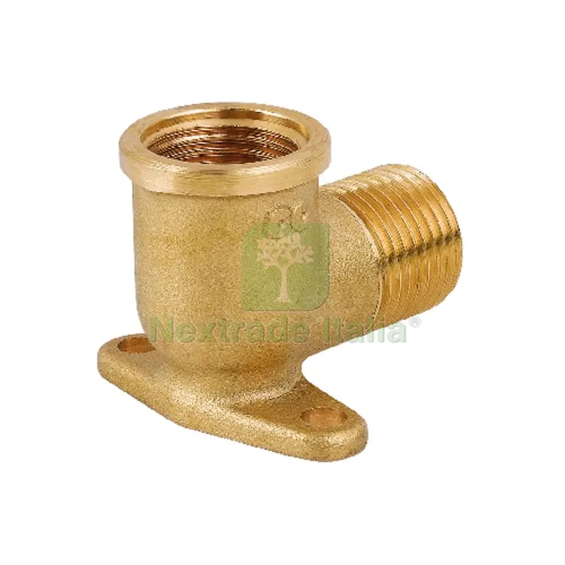 GOMITO MF CON FLANGIA IN OTTONE GIALLO 1/2" — Tubi e raccordi — rif. FERX.DIA319-C083-04 GOMITO MF CON FLANGIA IN OTTONE GIALLO 1/2" — Tubi e raccordi — rif. FERX.DIA319-C083-04