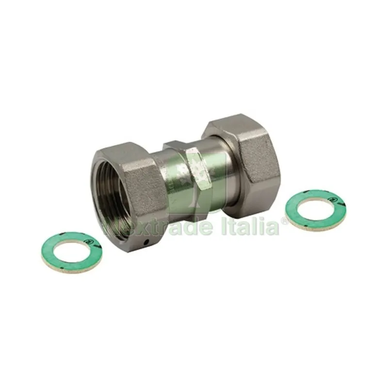Raccordo Diritto FF con Girello e Guarnizione Piana 1" x 1" — Guarnizioni e tenute — rif. FERX.DIA319-R1526-06