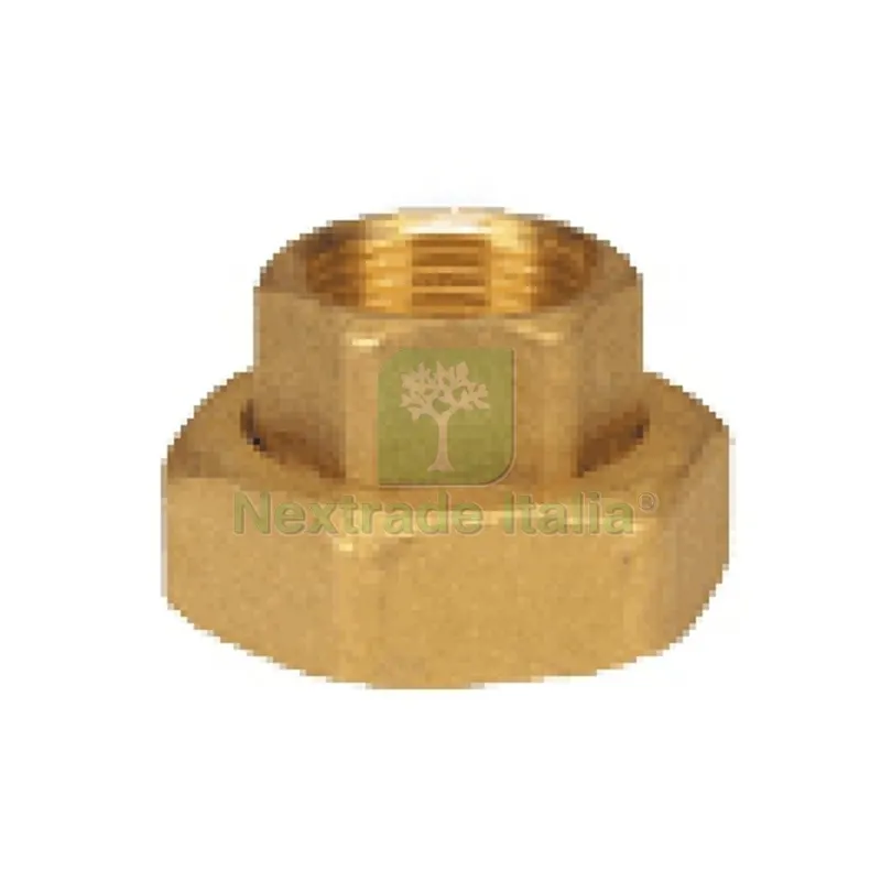 Codolo F Sede Piana con Calotta per Circolatori + Guarnizione 1" x 1"1/2 — Guarnizioni e tenute — rif. FERX.DIA319-R360-0608