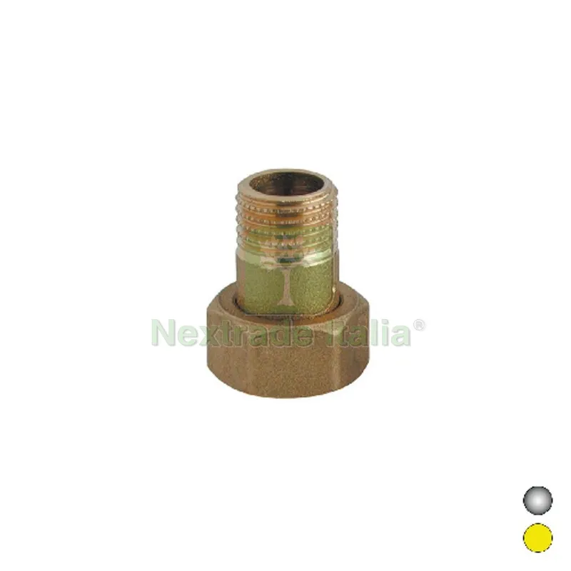 BOCCHETTONE CON O-RING E CALOTTA 1/2" x 3/4" Cromato — Tubi e raccordi — rif. FERX.DIA319-R7301-C0405