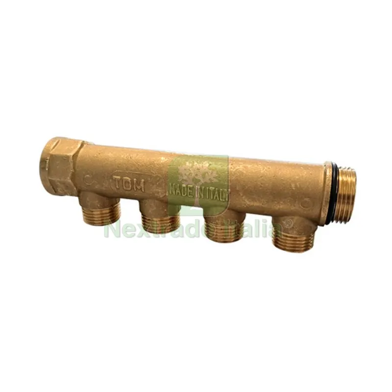 COLLETTORE LINEARE FASATO 1" x 1/2 4 Vie — Tubi e raccordi — rif. FERX.DIA320-1110S-06044 COLLETTORE LINEARE FASATO 1" x 1/2 4 Vie — Tubi e raccordi — rif. FERX.DIA320-1110S-06044