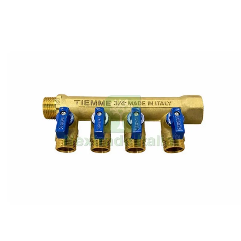COLLETTORE NINO 4 VIE CON VALVOLE A SFERA 3/4 x 1/2 4 vie Blu — Tubi e raccordi — rif. FERX.DIA320-1824N-B0504 COLLETTORE NINO 4 VIE CON VALVOLE A SFERA 3/4 x 1/2 4 vie Blu — Tubi e raccordi — rif. FERX.DIA320-1824N-B0504