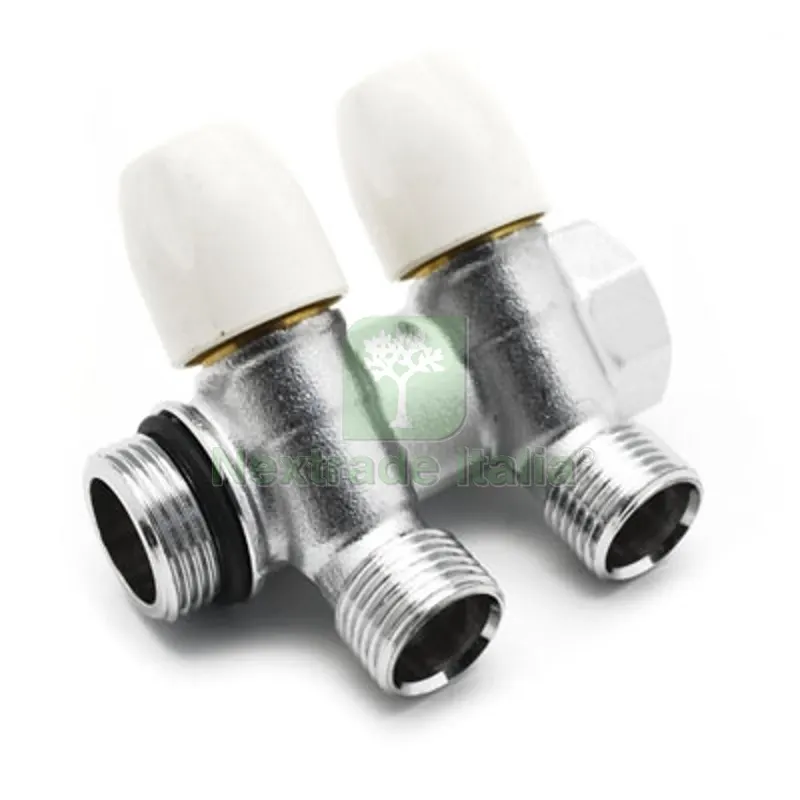 COLLETTORE LINEARE CON RUBINETTI D'ARRESTO 2 DERIVAZIONI 3/4 x 1/2 — Tubi e raccordi — rif. FERX.DIA320-18662