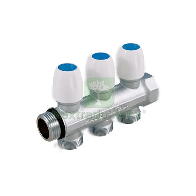 COLLETTORE CON RUBINETTO D'ARRESTO MAXIMA VERTI 3/4 5 vie 24x19fil D.18 — Tubi e raccordi — rif. FERX.DIA320-1876K-505 COLLETTORE CON RUBINETTO D'ARRESTO MAXIMA VERTI 3/4 5 vie 24x19fil D.18 — Tubi e raccordi — rif. FERX.DIA320-1876K-505