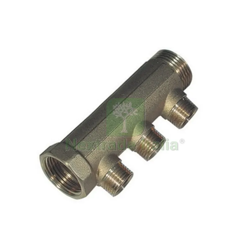 COLLETTORE MF DA 1" x 1/2 PER OGIVA TEFLON 3 Vie — Tubi e raccordi — rif. FERX.DIA320-1923
