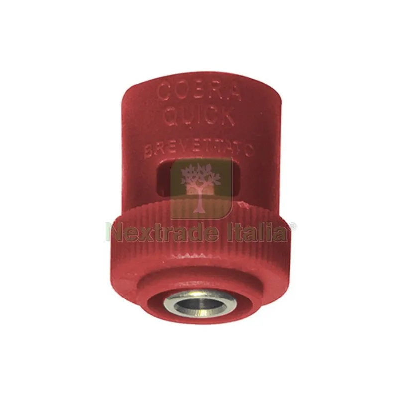 Adattatore Rosso per Innesto Tubo Multistrato *brevettato* 1/2 x 16 — Tubi e raccordi — rif. FERX.DIA320-C10R-0416