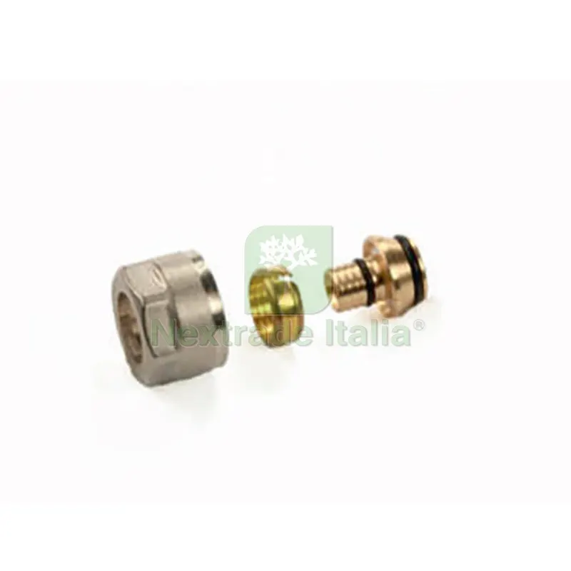 DADO NICHELATO OGIVA E INSERTO EUROCONO PER TUBO MULTISTRATO 3/4"EKx16 2.0 — Tubi e raccordi — rif. FERX.DIA320-G75700-0516