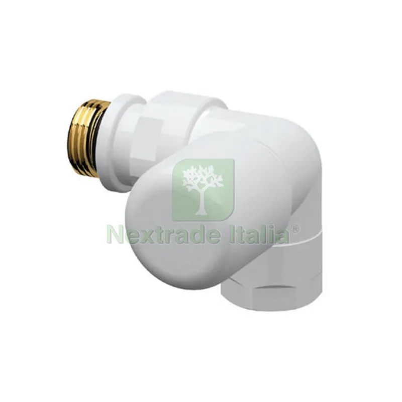 VALVOLA TERMOSTATIZZABILE AD ANGOLO SINISTRO TOPFAR 1/2 Bianco Lucido — Rubinetti e valvole — rif. FERX.DIA321-0161-04BL VALVOLA TERMOSTATIZZABILE AD ANGOLO SINISTRO TOPFAR 1/2 Bianco Lucido — Rubinetti e valvole — rif. FERX.DIA321-0161-04BL