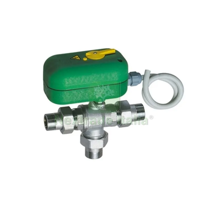 VALVOLA DI ZONA A 3 VIE MM MOTORIZZATA CON BOCCHETTONE 3/4" x 40s — Rubinetti e valvole — rif. FERX.DIA321-300520-05
