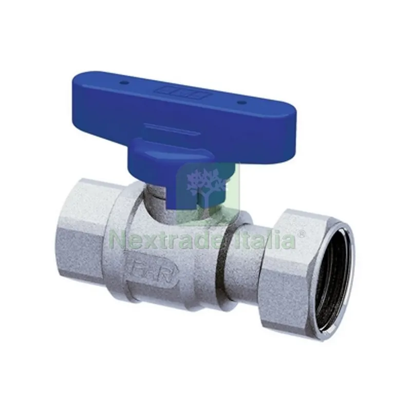 VALVOLA D'INTERCETTAZIONE A SFERA F-F CROMATA CON CALOTTA MOBILE 1/2" - 3/4" — Rubinetti e valvole — rif. FERX.DIA321-3047-0405