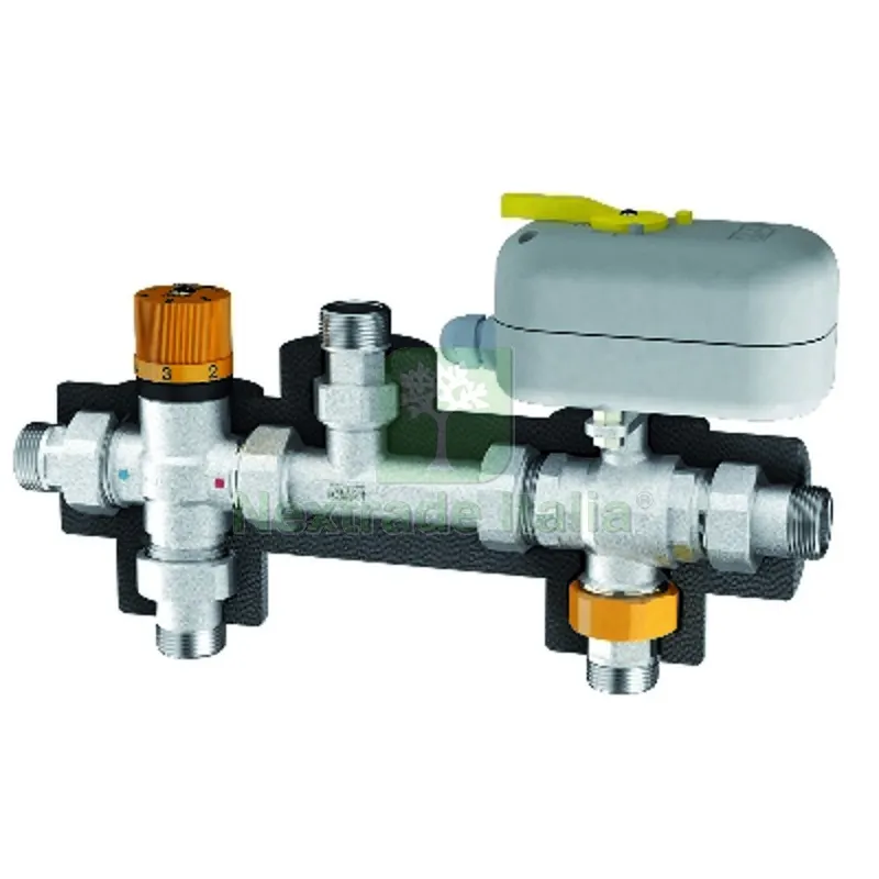 GRUPPO SOLARE PER IMPIANTI CON RECUPERO 3/4" — Tubi e raccordi — rif. FERX.DIA321-3090-05
