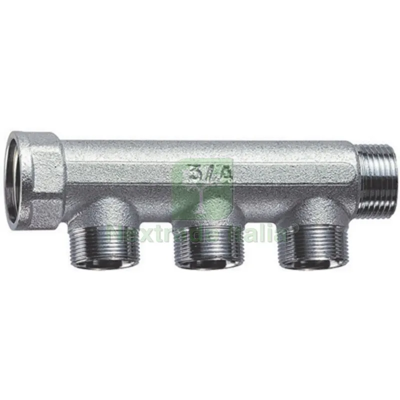 COLLETTORE CROMATO A 3 DERIVAZIONI (FAR) M.F. 1" — Tubi e raccordi — rif. FERX.DIA321-3350-06