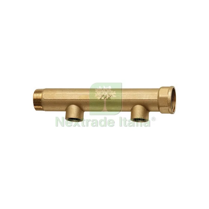 COLLETTORE 2 VIE 1 INT. 100 MM 1"1/4 Deriv. 1/2 — Tubi e raccordi — rif. FERX.DIA321-3611-0704 COLLETTORE 2 VIE 1 INT. 100 MM 1"1/4 Deriv. 1/2 — Tubi e raccordi — rif. FERX.DIA321-3611-0704