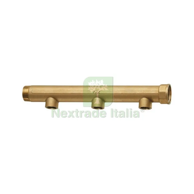 COLLETTORE 3 VIE INTERASSE 100 MM 2" Deriv. 1" — Tubi e raccordi — rif. FERX.DIA321-3612-0906 COLLETTORE 3 VIE INTERASSE 100 MM 2" Deriv. 1" — Tubi e raccordi — rif. FERX.DIA321-3612-0906