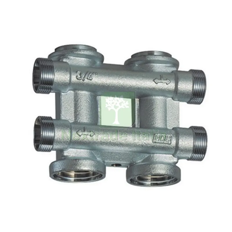 COLLETTORE COMPLANARE COMPONIBILE CROMATO (FAR) 3/4 — Tubi e raccordi — rif. FERX.DIA321-3750-05
