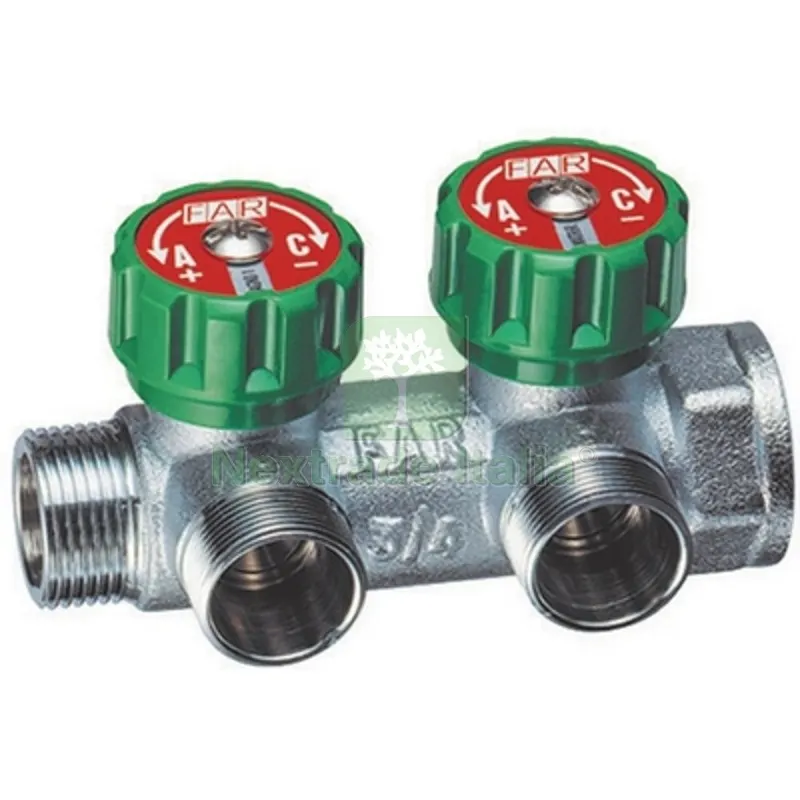 COLLETTORE 2 DERIVAZIONI ATTACCO M.F. (FAR) 1" — Tubi e raccordi — rif. FERX.DIA321-3825-06 COLLETTORE 2 DERIVAZIONI ATTACCO M.F. (FAR) 1" — Tubi e raccordi — rif. FERX.DIA321-3825-06