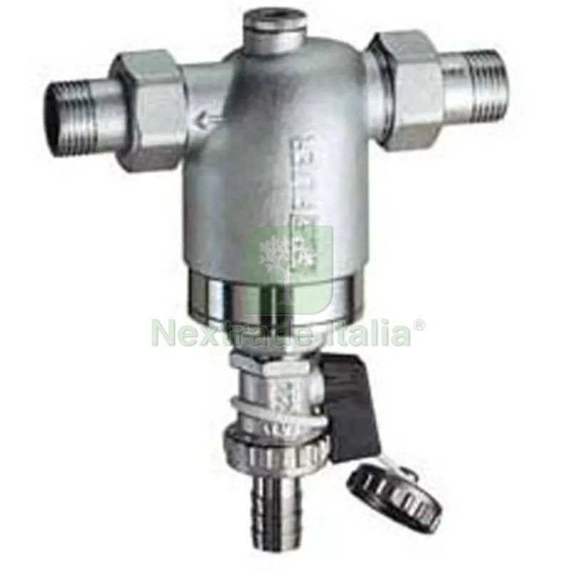 FILTRO PER IMPIANTI SANITARI CON ATTACCHI MANOMETRO MM CROMO 1/2" — Rubinetti e valvole — rif. FERX.DIA321-3943-04