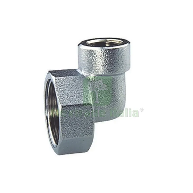RACCORDO TERMINALE A SQUADRA CROMATO PER COLLETTORI COMPONIBILI 1"1/4 x 1/2 F.F. — Tubi e raccordi — rif. FERX.DIA321-4050-0704 RACCORDO TERMINALE A SQUADRA CROMATO PER COLLETTORI COMPONIBILI 1"1/4 x 1/2 F.F. — Tubi e raccordi — rif. FERX.DIA321-4050-0704
