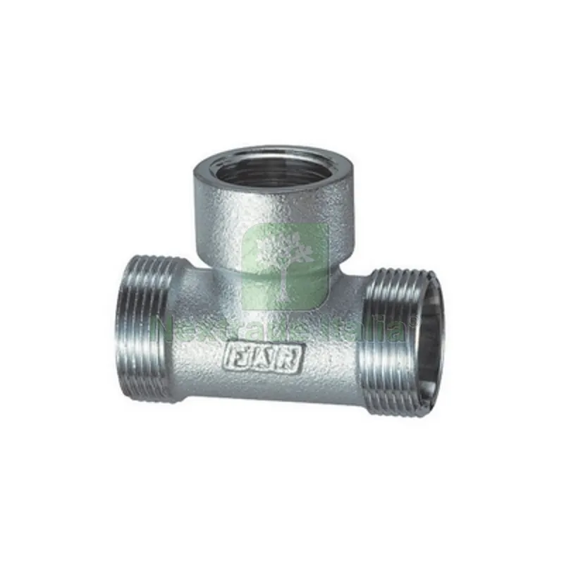 RACCORDO A T FEMMINA 2 MONOCONI CROMATO PER RAME (FAR) 1/2 — Tubi e raccordi — rif. FERX.DIA321-5460-04
