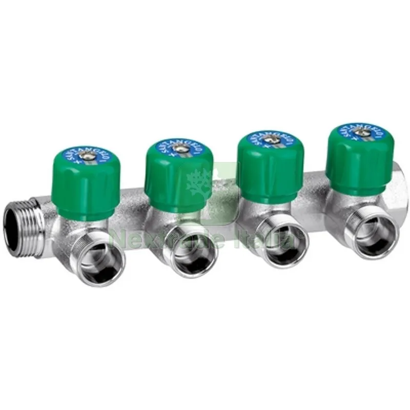 COLLETTORE 4 DERIVAZIONI REGOLABILI 3/4" — Tubi e raccordi — rif. FERX.DIA322-2504-05 COLLETTORE 4 DERIVAZIONI REGOLABILI 3/4" — Tubi e raccordi — rif. FERX.DIA322-2504-05
