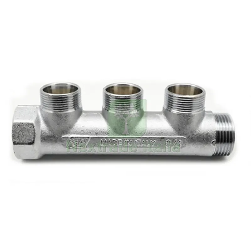 COLLETTORE 3 DERIVAZIONI M.F. Cromo 3/4" — Tubi e raccordi — rif. FERX.DIA322-3023-05 COLLETTORE 3 DERIVAZIONI M.F. Cromo 3/4" — Tubi e raccordi — rif. FERX.DIA322-3023-05