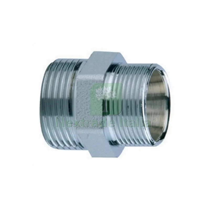 NIPPLE MASCHIO CROMO 1/2" — Tubi e raccordi — rif. FERX.DIA322-410C-04