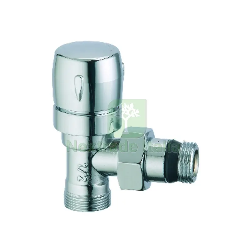 VALVOLA D'ARREDO A SQUADRA TERMOSTATIZZABILE CROMO-LUCIDO 3/8" — Rubinetti e valvole — rif. FERX.DIA322-60CR-03 VALVOLA D'ARREDO A SQUADRA TERMOSTATIZZABILE CROMO-LUCIDO 3/8" — Rubinetti e valvole — rif. FERX.DIA322-60CR-03