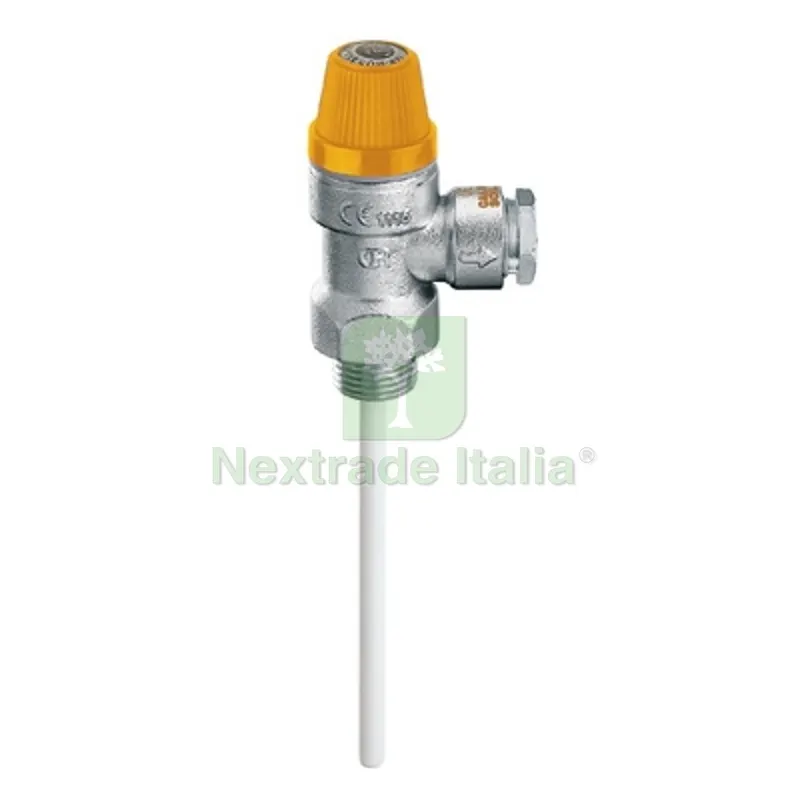 VALVOLA DI SICUREZZA COMBINATA TEMPERATURA E PRESSIONE M 1/2" x Diam. 15 6 bar — Rubinetti e valvole — rif. FERX.DIA323-309-461