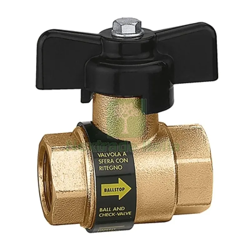 VALVOLA A SFERA FF CON RITEGNO BALLSTOP 1/2" — Rubinetti e valvole — rif. FERX.DIA323-3230-40 VALVOLA A SFERA FF CON RITEGNO BALLSTOP 1/2" — Rubinetti e valvole — rif. FERX.DIA323-3230-40