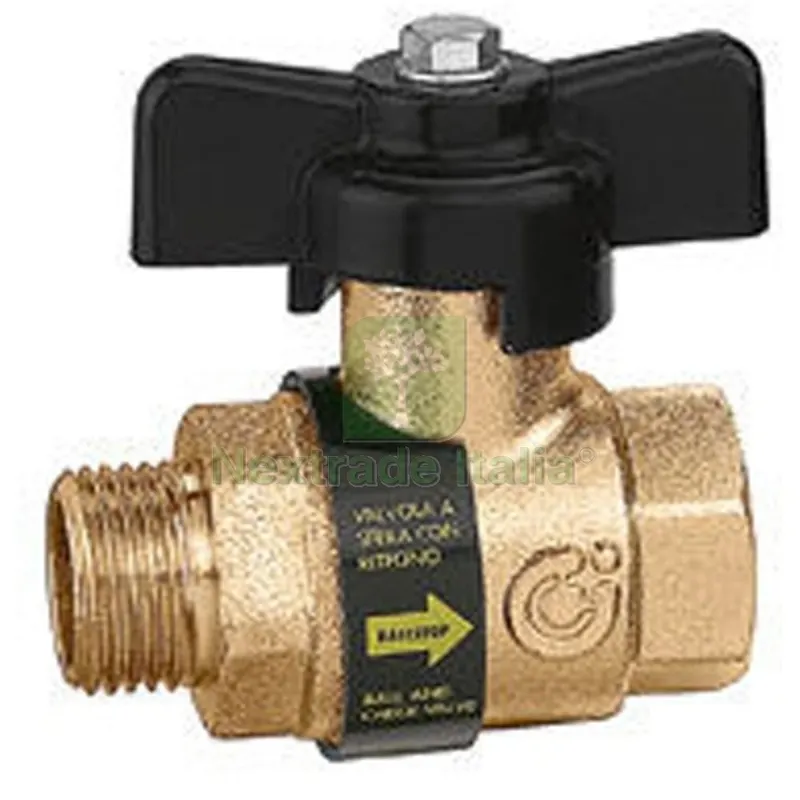 VALVOLA A SFERA MF CON RITEGNO INCORPORATA 1/2" — Rubinetti e valvole — rif. FERX.DIA323-332-400