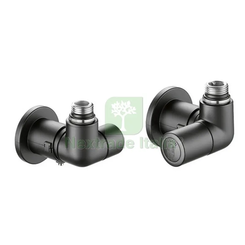 Valvola Termostatizzabile + Detentore Doppia Squadra Nero Versione DX 1/2" 23 p. 1,5 Nero — Rubinetti e valvole — rif. FERX.DIA323-400303 Valvola Termostatizzabile + Detentore Doppia Squadra Nero Versione DX 1/2" 23 p. 1,5 Nero — Rubinetti e valvole — rif. FERX.DIA323-400303