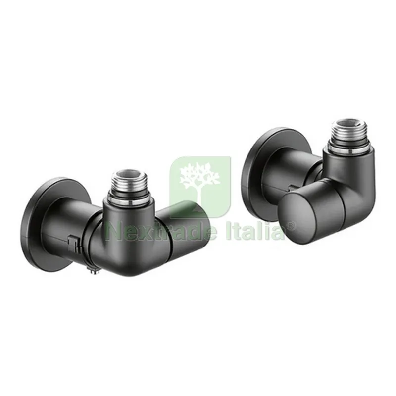 VALVOLA TERMOSTATIZZABILE + DETENTORE DOPPIA SQUADRA NERO VERSIONE SX 1/2" 23 p. 1,5 Nero — Rubinetti e valvole — rif. FERX.DIA323-400403 VALVOLA TERMOSTATIZZABILE + DETENTORE DOPPIA SQUADRA NERO VERSIONE SX 1/2" 23 p. 1,5 Nero — Rubinetti e valvole — rif. FERX.DIA323-400403