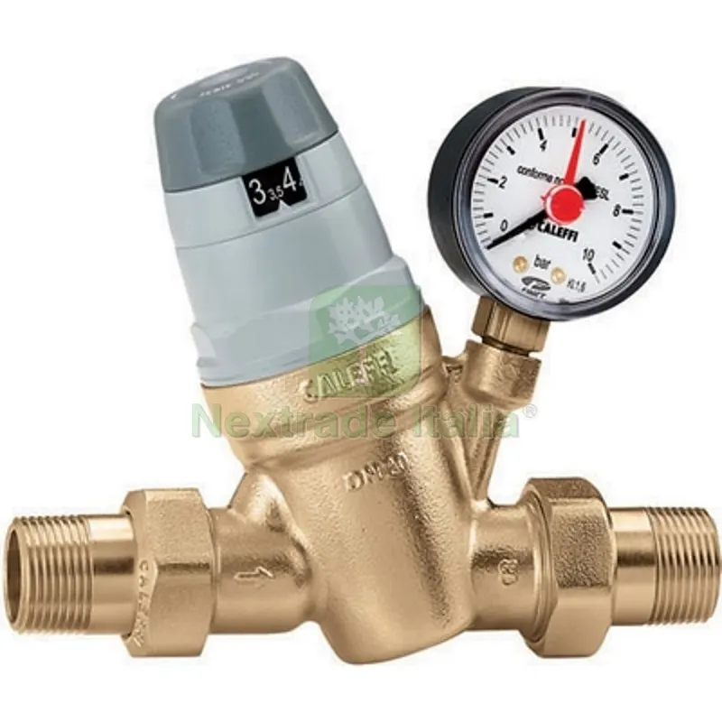 RIDUTTORE DI PRESSIONE CON MANOMETRO PREREGOLABILE 3/4" — Rubinetti e valvole — rif. FERX.DIA323-5350-51