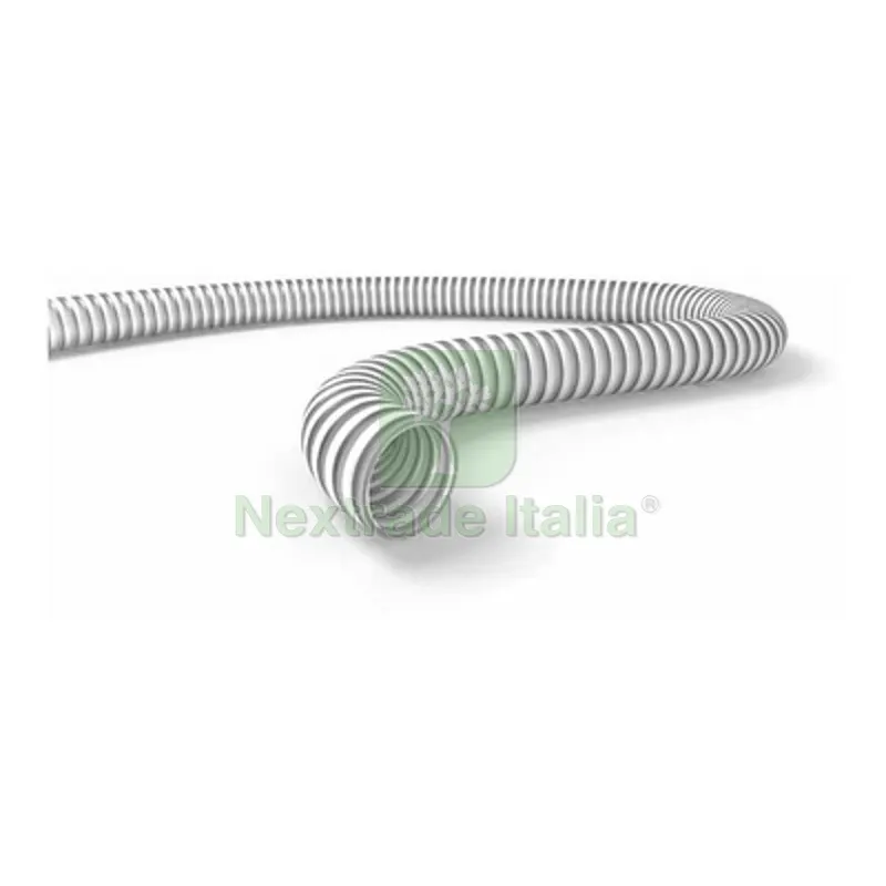 25MT TUBO SPIRALATO ALIMENTARE BIANCO Diam. 40 — Tubi e raccordi — rif. FERX.DIA330-LSAS-040