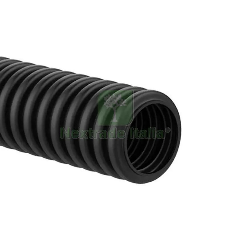 100MT TUBO CORRUGATO NERO CON TIRAFILO Diam. 20 x 100 mt — Tubi e raccordi — rif. FERX.DIA330-UTL-20100 100MT TUBO CORRUGATO NERO CON TIRAFILO Diam. 20 x 100 mt — Tubi e raccordi — rif. FERX.DIA330-UTL-20100