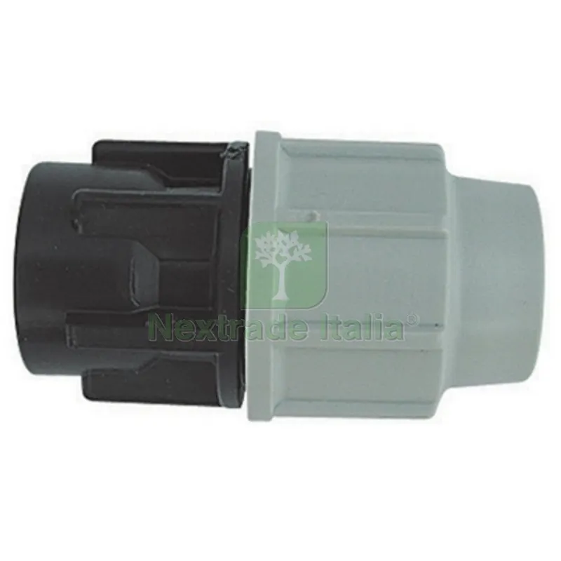RACCORDO FEMMINA PLASSON PER TUBO POLIETILENE 1" x 32 — Teli e film di protezione — rif. FERX.DIA331-7030-0632