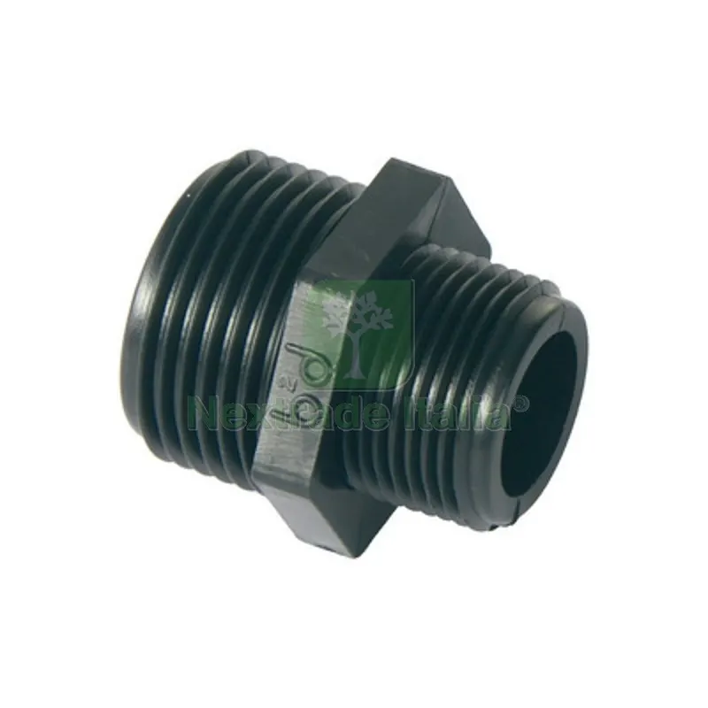 NIPPLES RIDOTTO IN PP NERO 1"X3/4" — Tubi e raccordi — rif. FERX.DIA331-B400211-0605 NIPPLES RIDOTTO IN PP NERO 1"X3/4" — Tubi e raccordi — rif. FERX.DIA331-B400211-0605