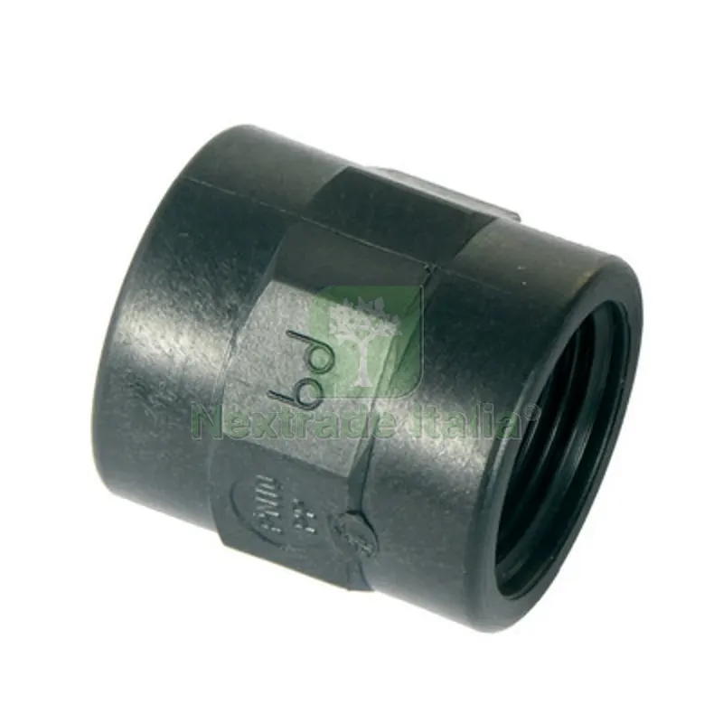 MANICOTTO IN PP NERO 3/4" — Tubi e raccordi — rif. FERX.DIA331-B400230-05 MANICOTTO IN PP NERO 3/4" — Tubi e raccordi — rif. FERX.DIA331-B400230-05