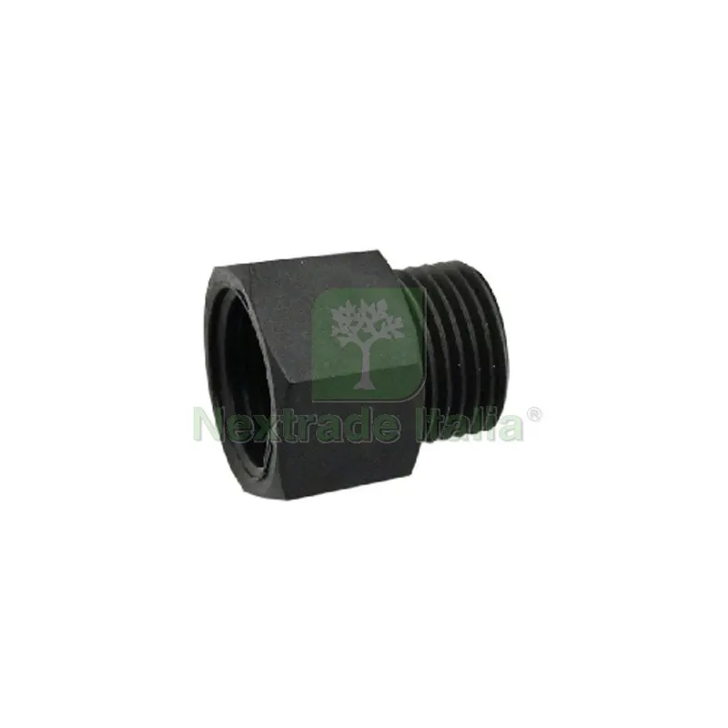 Prolunga Filettata in PP 1/2" x 1/2" 15 mm — Minuteria metallica — rif. FERX.DIA331-C720-04