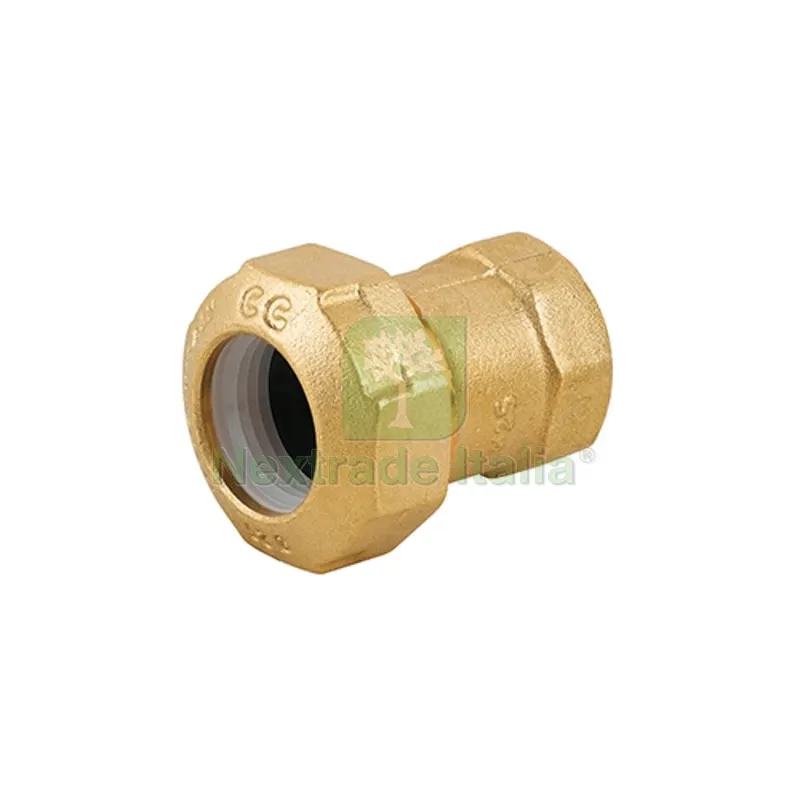 RACCORDO FEMMINA IN OTTONE PER TUBO PE 2" x 63 — Tubi e raccordi — rif. FERX.DIA332-CG002-0963 RACCORDO FEMMINA IN OTTONE PER TUBO PE 2" x 63 — Tubi e raccordi — rif. FERX.DIA332-CG002-0963