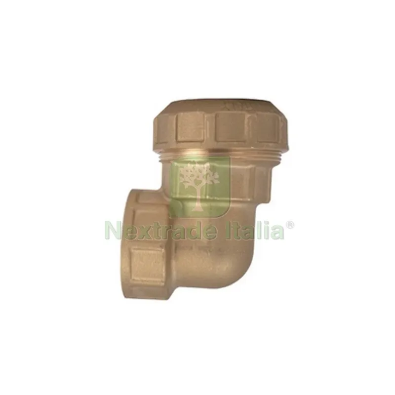 RACCORDO A GOMITO FEMMINA OTTONE ITAP 1" x 32 — Tubi e raccordi — rif. FERX.DIA332-IP745-0632