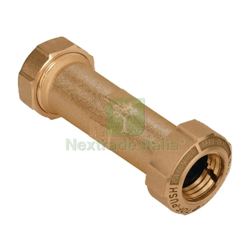 MONOGIUNTO DIRITTO PROLUNGATO PER PE/PE CON ANELLO OTTONE 25 x 25 Lungh. 125 mm — Interruttori e prese — rif. FERX.DIA332-TF1003L-25 MONOGIUNTO DIRITTO PROLUNGATO PER PE/PE CON ANELLO OTTONE 25 x 25 Lungh. 125 mm — Interruttori e prese — rif. FERX.DIA332-TF1003L-25