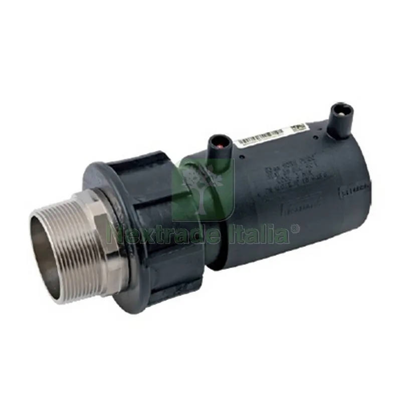 MANICOTTO DI TRANSIZIONE PE/OTTONE MASCHIO PE 100 Diam. 90 x 3" — Tubi e raccordi — rif. FERX.DIA334-F360-090 MANICOTTO DI TRANSIZIONE PE/OTTONE MASCHIO PE 100 Diam. 90 x 3" — Tubi e raccordi — rif. FERX.DIA334-F360-090