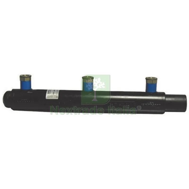 COLLETTORE UNILATERALE FINE LINEA DERIVAZIONI 3 A SALDARE PE Diam. 50 - 180 mm. — Tubi e raccordi — rif. FERX.DIA334-R80003-1850
