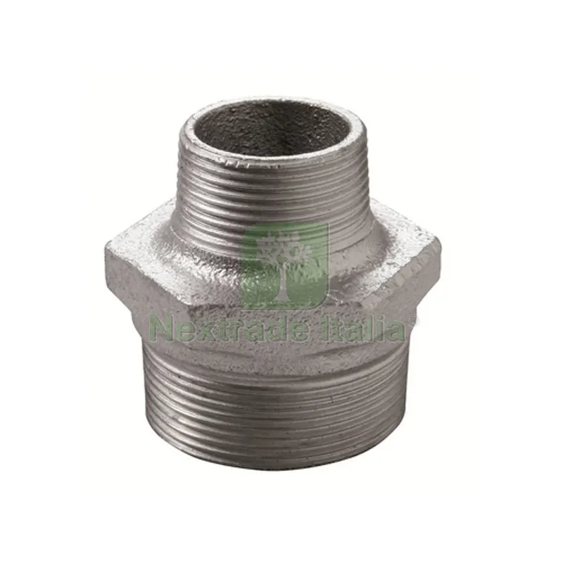 NIPPLE RIDOTTO ZINCATO 2" x 1"1/2 — Tubi e raccordi — rif. FERX.DIA340-245-0908