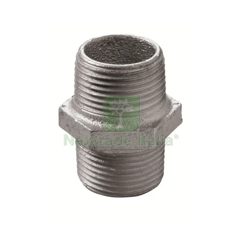NIPPLE ZINCATO 1"1/2 — Tubi e raccordi — rif. FERX.DIA340-280-08 NIPPLE ZINCATO 1"1/2 — Tubi e raccordi — rif. FERX.DIA340-280-08