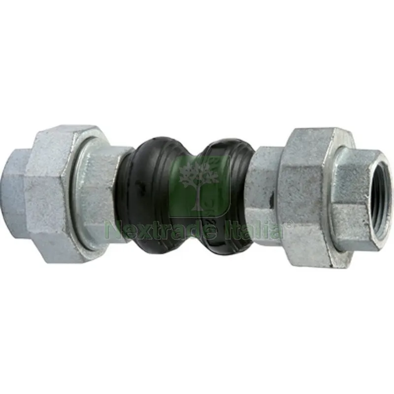 Giunto in Gomma Antivibrante Filettato F/F DN 50 - 2" - L. 200 — Ricambi e accessori macchine da giardino — rif. FERX.DIA340-771-50 Giunto in Gomma Antivibrante Filettato F/F DN 50 - 2" - L. 200 — Ricambi e accessori macchine da giardino — rif. FERX.DIA340-771-50